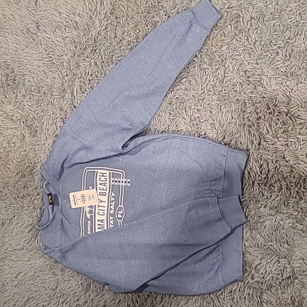 Women's Panama City Beach sweatshirt, size medium, blue.